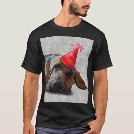 Bloedhond na de partij t-shirt (Voorkant)