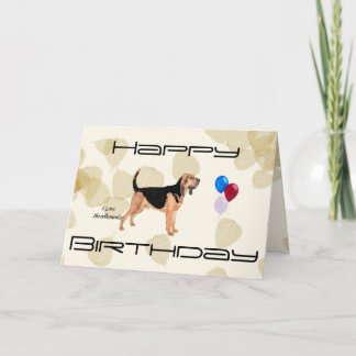 Bloedhond op Tan Bladeren Kaart