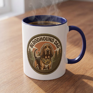 Bloedhond Papa Koffiemok Geschenk voor Hound Dog Mok