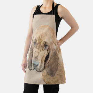 Bloedhond schilderen - Kute Original Dog Art Schort