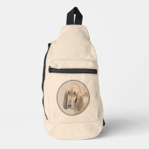Bloedhond Schilderij Rode Mooie Geur Hond Honden K Sling Bag