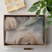 bloedhond tissuepapier (Geschenk)