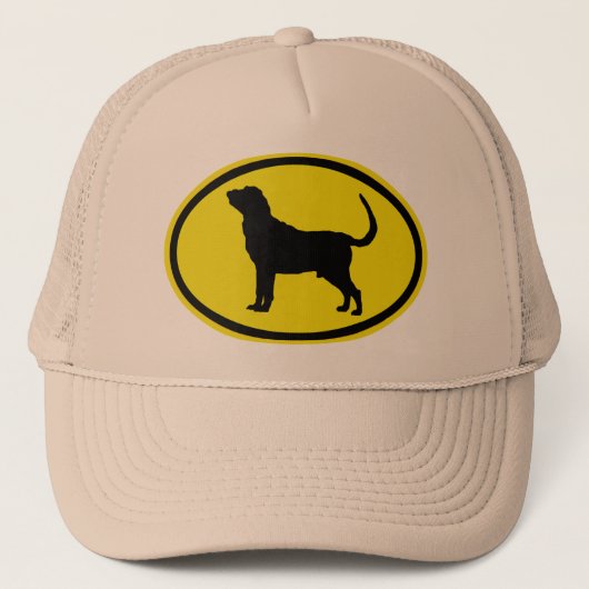 bloedhond trucker pet (Voorkant)