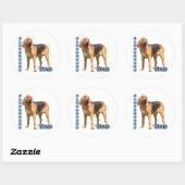bloedhond vader 4 - Sticker (Vel)