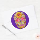 Bloedhuid 4 - Tropisch Ronde Sticker (Envelop)