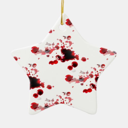 bloedig keramisch ornament (Voorkant)