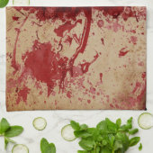 bloedig theedoek (Gevouwen)