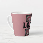 bloedige harten latte mok (Linkerhoek)