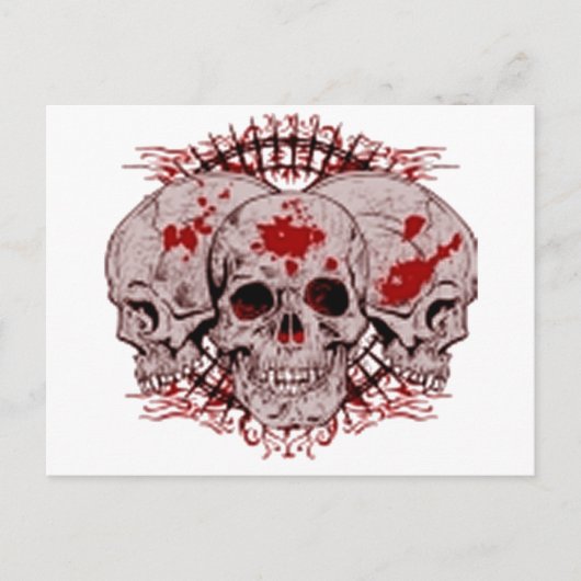 Bloedige Hel Briefkaart (Voorkant)