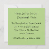 Bloeding Hartaandoeningen Verloving Kaart (Achterkant)