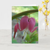 Bloeding Hartslag Kaart (Gele Bloem)