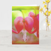 Bloeding Hartslag Kaart (Gele Bloem)