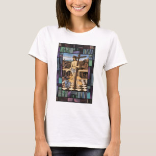  bloeding van de godsdienstige kunst t-shirt
