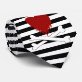 Bloeding van hart en gekruiste botten: stropdas (Opgerold)