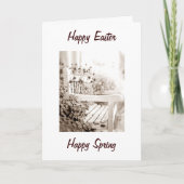 BLOEDINGEN AAN U/UW GEZIN EENVOUDIGER FEESTDAGEN KAART (Voorkant)