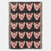 Bloedkanker Bewustmakings rond de borst Deken (Voorkant Verticaal)