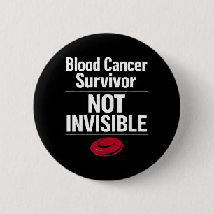 Bloedkanker Bewustzijn Leukemie Lymfoom Overlevend Ronde Button 5,7 Cm