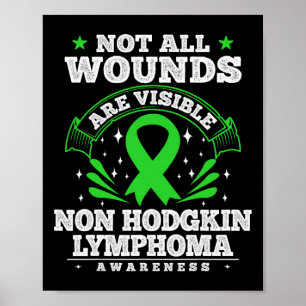 Bloedkanker Cadeau Non-Hodgkinlymfoom Bewustzijn R Poster