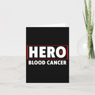 Bloedkanker - Hero Blood Cancer Awareness Kaart
