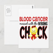 Bloedkanker met de verkeerde kuiken briefkaart (Voorkant / Achterkant)