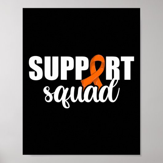 Bloedkanker Support Squad 1 Poster (Voorkant)