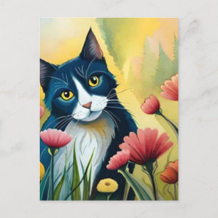 Bloedkat Briefkaart