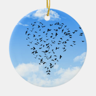 Bloedliefdeshart Keramisch Ornament