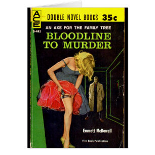 Bloedlijn naar Murder pulp cover