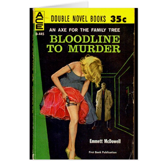 Bloedlijn naar Murder pulp cover (Voorkant)