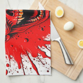 Bloedlust: de wraakzuchtige vampier theedoek (Quarter Fold)