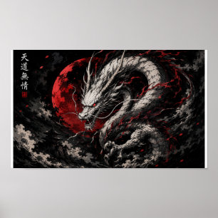 Bloedmaan Draak Poster