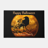 Bloedmaan en Zwarte Raven, Spooky Halloween Deurmat (Voorkant)