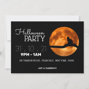 Bloedmaan & kattenkat Silhouette Halloween Party I
