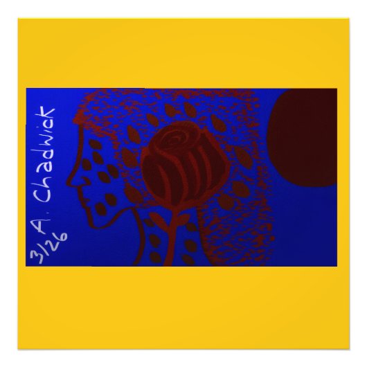 Bloedmaan Prinses Foto Afdruk (Voorkant)