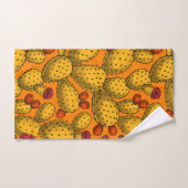 Bloedopuntia in geel bad handdoek (Handdoek)