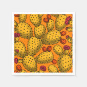 Bloedopuntia in geel servet (Voorkant)