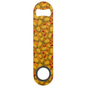 Bloedopuntia in geel speed flessenopener (Achterkant)