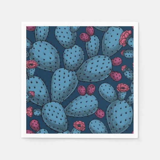 Bloedopuntia Servet (Voorkant)