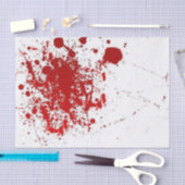 Bloedplaatje Halloween Tissuepapier (Craft)