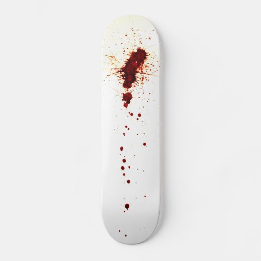 Bloedplaatje op de muur skateboard (Voorkant)