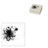 Bloedplaatter Halloween Horror Red Ink Rubberstempel (Gestempeld)