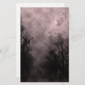 Bloedrode hemd met Ravens Briefpapier (Voorkant / Achterkant)