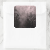 Bloedrode hemd met Ravens Vierkante Sticker (Tas)