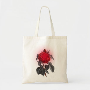 Bloedrode rog tote bag