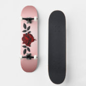 BloedRoos Skateboard (Voorkant)