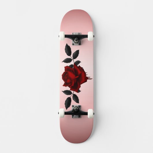 BloedRoos Skateboard (Voorkant)