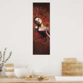 BloedRozen Vampire Poster Vampire Art (Keuken)