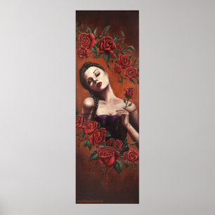 BloedRozen Vampire Poster Vampire Art