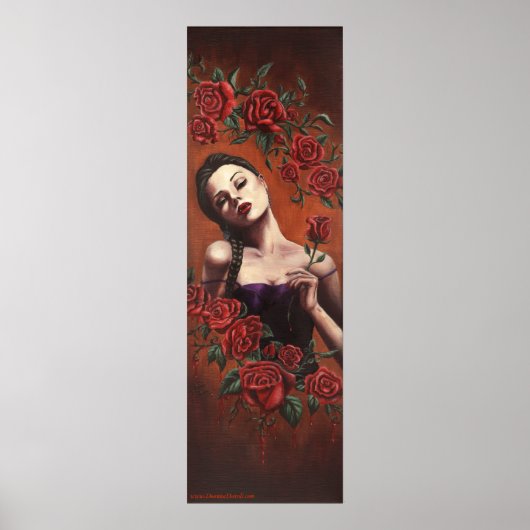 BloedRozen Vampire Poster Vampire Art (Voorkant)