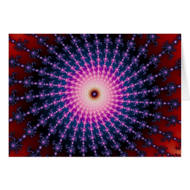 Bloedschot Fractal Swirl (Voorkant Horizontaal)